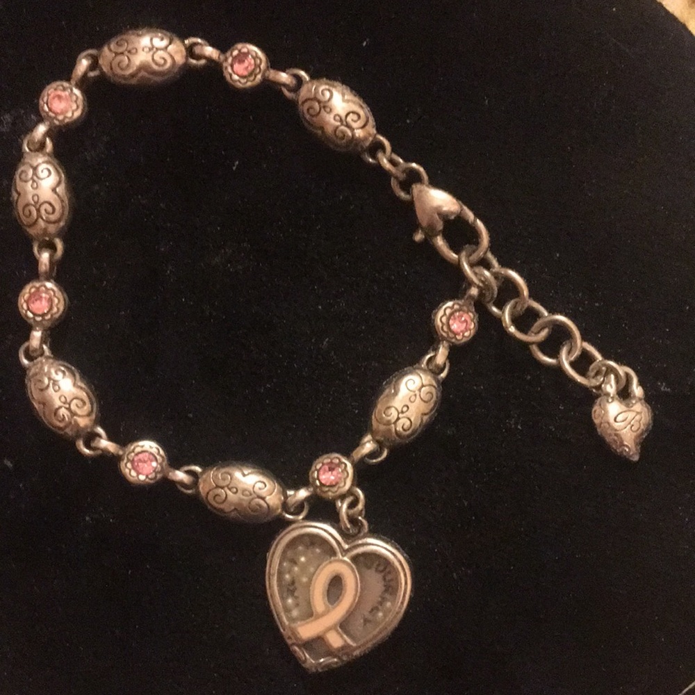 🌻Love Heals breast cancer awareness bracelet - Picture 2 of 3